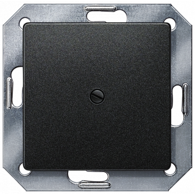 DELTA i-system, carbon metallic blanking plate, 55x 55 mm. 5TG1220