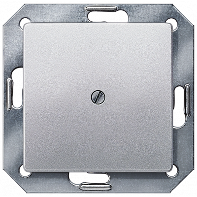 DELTA i-system, aluminum metallic blanking plate, 55x 55 mm. 5TG1250