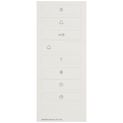 DELTA style, pictogram sheet for rocker "OFF". 5TG1305