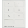 DELTA style, pictogram sheet for rocker "2-CIRCUIT". 5TG1306