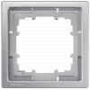 DELTA style, frame 1x, 82x 82 mm platinum metallic. 5TG13211