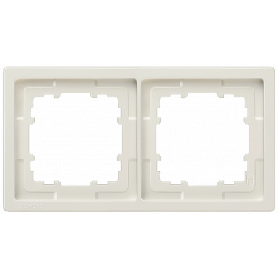 DELTA style, frame 3x, 82x 82 mm platinum metallic. 5TG13231