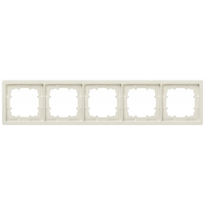 DELTA style, frame 5x, 82x 82 mm platinum metallic. 5TG13251