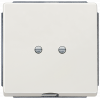 DELTA style, titanium white outlet cover, 68x 68 mm. 5TG1335