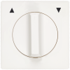 DELTA style, titanium white cover plate for shutter toggle switch with symbol.. 5TG1360