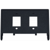 DELTA profil, mounting plate for fiber-optic mounting couplings 1x "SC"/1x "ST", AMP. 5TG1914