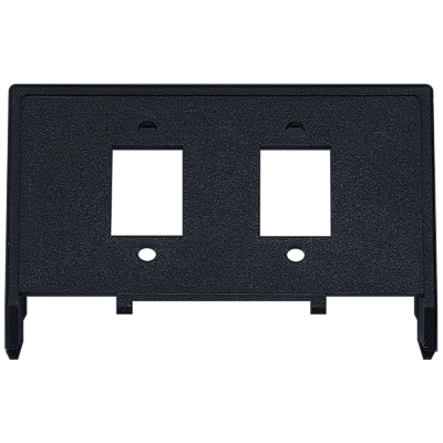 DELTA profil, mounting plate for fiber-optic mounting couplings 1x "SC"/1x "ST", AMP. 5TG1914