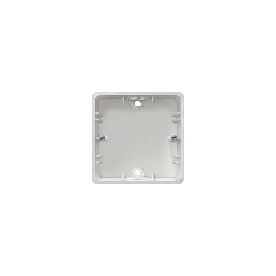 DELTA fläche/Studio, titanium white surface-mounted enclosure, 1 connection 75x 77x 41 mm. 5TG2166