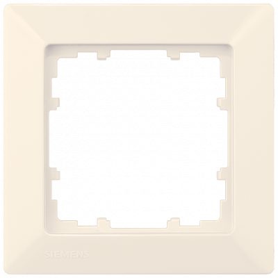 DELTA line, electrical white frame, 1x, 80x 80 mm. 5TG25810