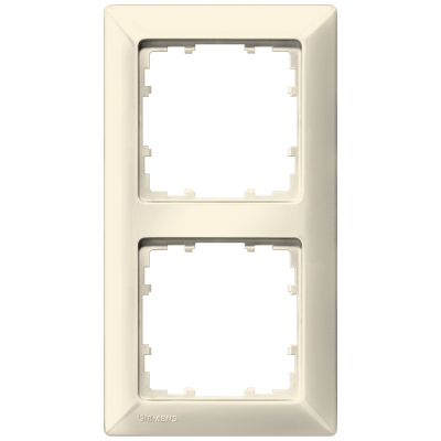 DELTA line, electrical white frame, 2x, 151x 80 mm. 5TG25820