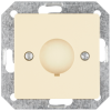 DELTA i-system, electric white cover plate 55 x 55 mm for built-in command devices.. 5TG2598