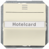 DELTA i-system hotel card switch, illuminated, electrical white, 55x 55 mm. 5TG4824