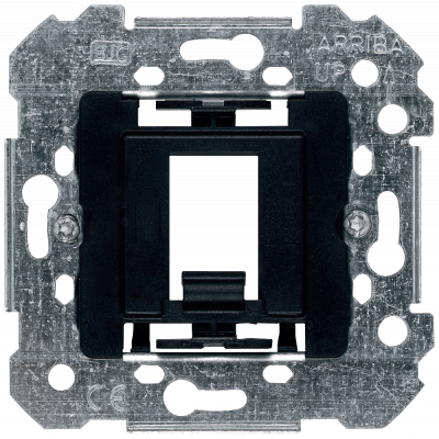 CORAL, IRIS, MEGA adapter 1x for RJ 45, RJ 11 support ring with claws. 5TG55008KK