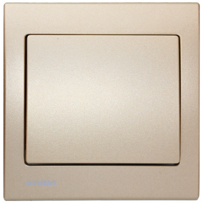 IRIS cover plate for push-pull button and cable outlet sand gold. 5TG55318DG