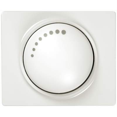 IRIS cover plate for dimmers with rotary knob polar white. 5TG55328WH