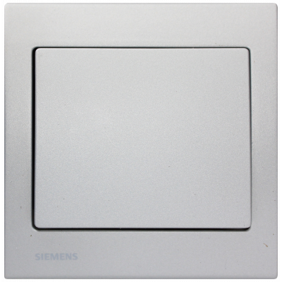 IRIS cover plate 40 mm for loudspeaker socket and presence detector alaska aluminum. 5TG55335MA