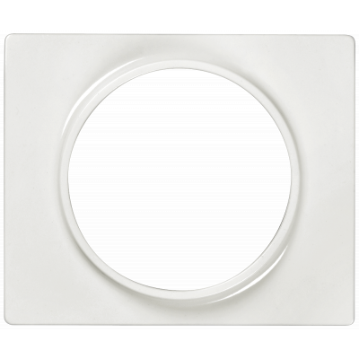 IRIS cover plate 40 mm for loudspeaker socket and presence detector polar white. 5TG55335WH