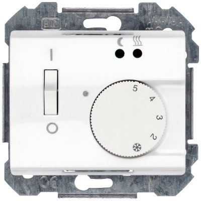 IRIS cover room temperature controller underfloor direct heating polar white. 5TG59301WH