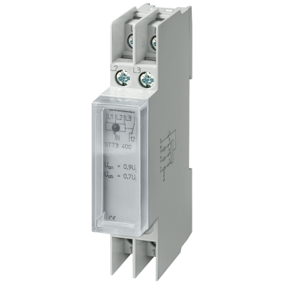 Voltage relay T5570 230/400 V AC 1 W 0.7/0.9 with transparent cap. 5TT3400