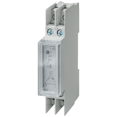 Phase sequence monitor, 230 V AC 4 A, with transparent cap. 5TT3423