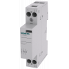 INSTA contactor with 1 NO contact and 1 NC contact, contact for 230 V, 400 V AC 20 A activation 230 V AC 220 V DC. 5TT50010