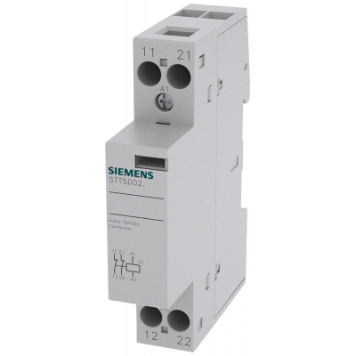 INSTA contactor with 2 NC contacts, contact for 230 V, 400 V AC 20 A activation 230 V AC 220 V DC. 5TT50020