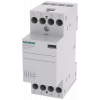 INSTA contactor with 4 NO contacts, contact for 230 V, 400 V AC 25 A activation 230 V AC 220 V DC. 5TT50300