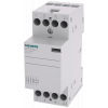 INSTA contactor with 3 NO contacts and 1 NC, contact for 230 V, 400 V AC 25 A activation 230 V AC 220 V DC. 5TT50310