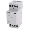 INSTA contactor with 2 NO contacts, and 2 NC, contact for 230 V, 400 V AC 25 A activation 230 V AC 220 V DC. 5TT50320