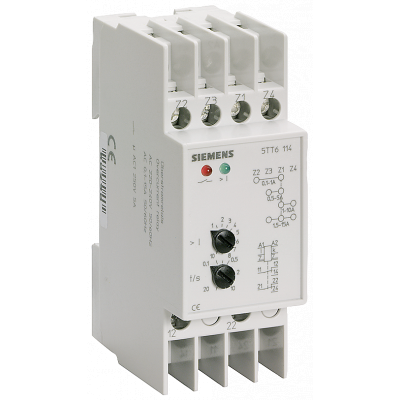 Overcurrent relay T5570 230 V AC 1/5/10/15 A 1-phase with transparent cap. 5TT6114