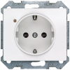 IRIS SCHUKO socket outlet 10/16 A 250 V Operating display Cover plate polar white. 5UB55304WH