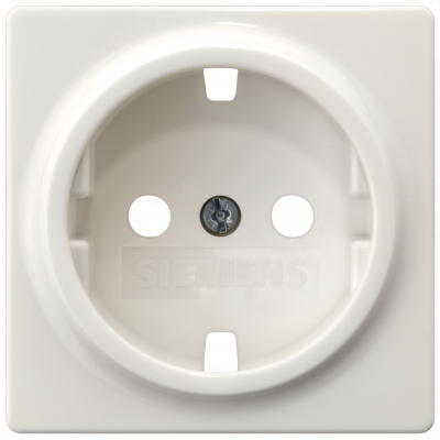 DELTA i-system, outlet cover without insert, titanium white 55x 55 mm. 5UH1044