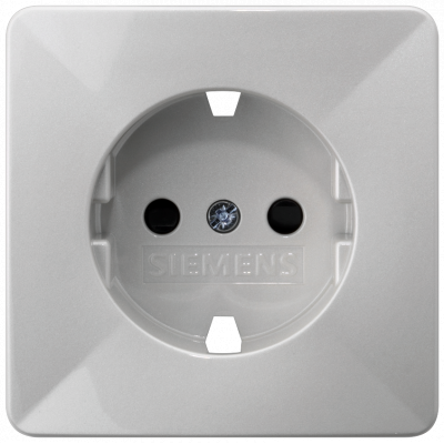 DELTA ambiente socket cover without insert with increased touch protection.. 5UH1240