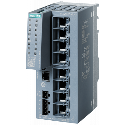 SIPLUS NET SCALANCE XC208 -40…+70°C with conformal coating based on 6GK5208-0BA00-2AC2 . manageable layer 2 IE Switch  8x 10/100 Mbps RJ45 ports  1x c. 6AG12080BA007AC2