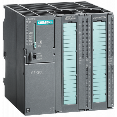 SIPLUS S7-300 CPU 313C 24DI / 16DQ / 5AI / 2AQ, 128 KB EN 50155 T1 Cat 1 Cl A/B based on 6ES7313-5BG04-0AB0. 6AG13135BG042AY0