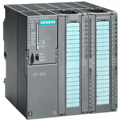 SIPLUS S7-300 CPU 314C-2 PN/DP 24DI / 16DQ / 5AI / 2AQ, 192 KB -25 ... +70 °C based on 6ES7314-6EH04-0AB0. 6AG13146EH047AB0