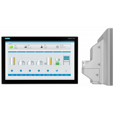 SIMATIC HMI TP1200 PRO Prepared for support arm and extension components. 6AV21240MC240BX0