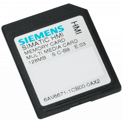 SIMATIC HMI MM memory card, 128 MB. 6AV66711CB000AX2