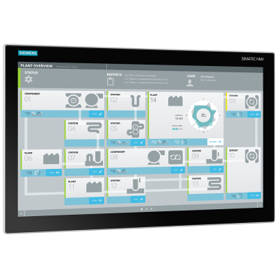 SIMATIC IPC277E, корпусный панельный нано-ПК в корпусе из нержавеющей стали с защитой IP66  сенсорный TFT-дисплей с диагональю 19"  фланец для установ. 6AV74845AB000AA0