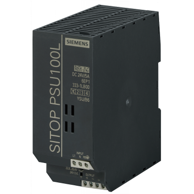 Power supply SITOP PSU100L, single-phase 24 V DC/5 A. 6EP13331LB00