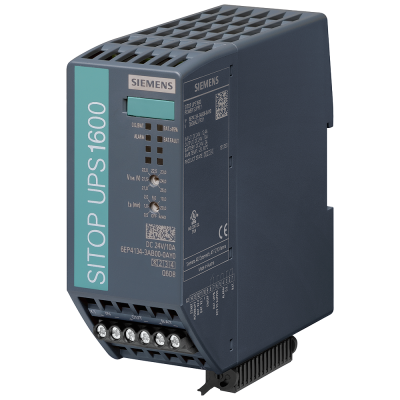 Uninterruptible power supply SITOP UPS1600, 24 V DC/10 A. 6EP41343AB000AY0