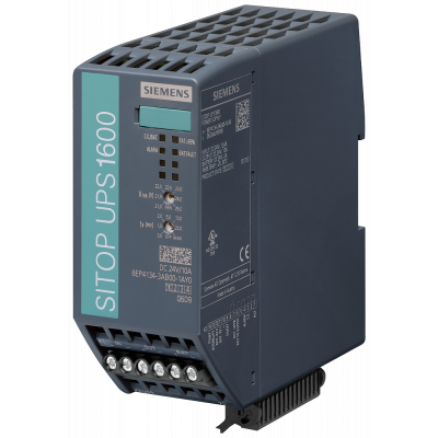 Uninterruptible power supply SITOP UPS1600, 24 V DC/10 A with USB. 6EP41343AB001AY0