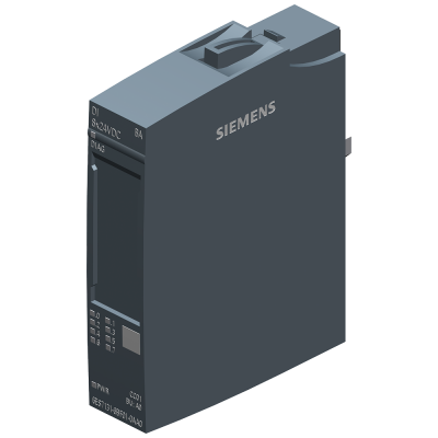 SIMATIC ET 200SP, модуль дискретных выходов, DI 8x 24V DC BA, с базовыми функциями, тип 2 (IEC 61131), вход PNP, (sink, P-reading), упаковка из 1 шт.,. 6ES71316BF010AA0