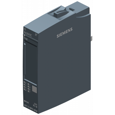 SIMATIC ET 200SP, модуль дискретных входов, DI 8x 24V DC BA, с базовыми функциями, тип 2 (IEC 61131), вход PNP, (sink, P-reading), упаковка из 10 шт.,. 6ES71316BF012AA0