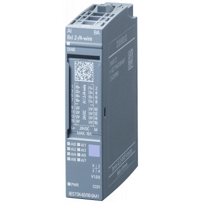 SIMATIC ET 200SP AI 8xI 2-/4-wire BA. 6ES71346GF000AA1