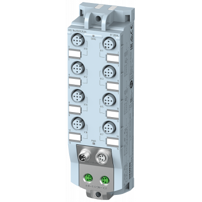 SIMATIC ET 200AL DIQ 16x24VDC/0.5A 8x M12, with operating mode counter. 6ES71435AH000BA0