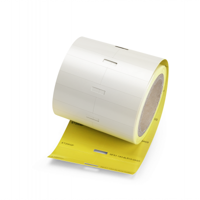 SIMATIC ET 200SP Labeling strips, foil Yellow Role of 500 strips. 6ES71936LR100AG0