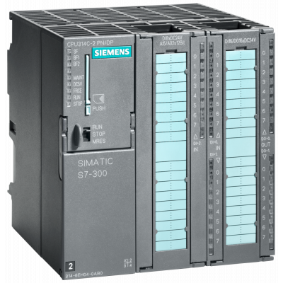 SIMATIC S7-300 CPU 314C-2 PN/DP 24DI / 16DQ / 5AI / 2AQ, 192 KB. 6ES73146EH040AB0