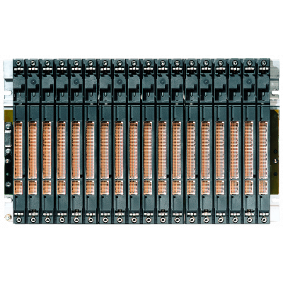 SIMATIC S7-400 UR1 With 18 slots, sheet steel For configuring S7-400 central units and expansion units. 6ES74001TA010AA0