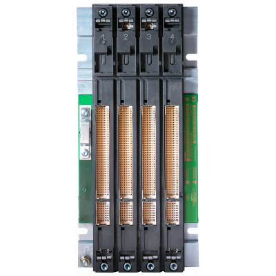 SIMATIC S7-400 CR3 With 4 slots, sheet steel For configuring S7-400 central units. 6ES74011DA010AA0